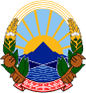 Wappen: Mazedonien, die ehemalige jugoslawische Republik