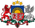 Escudo de armas: Letonia